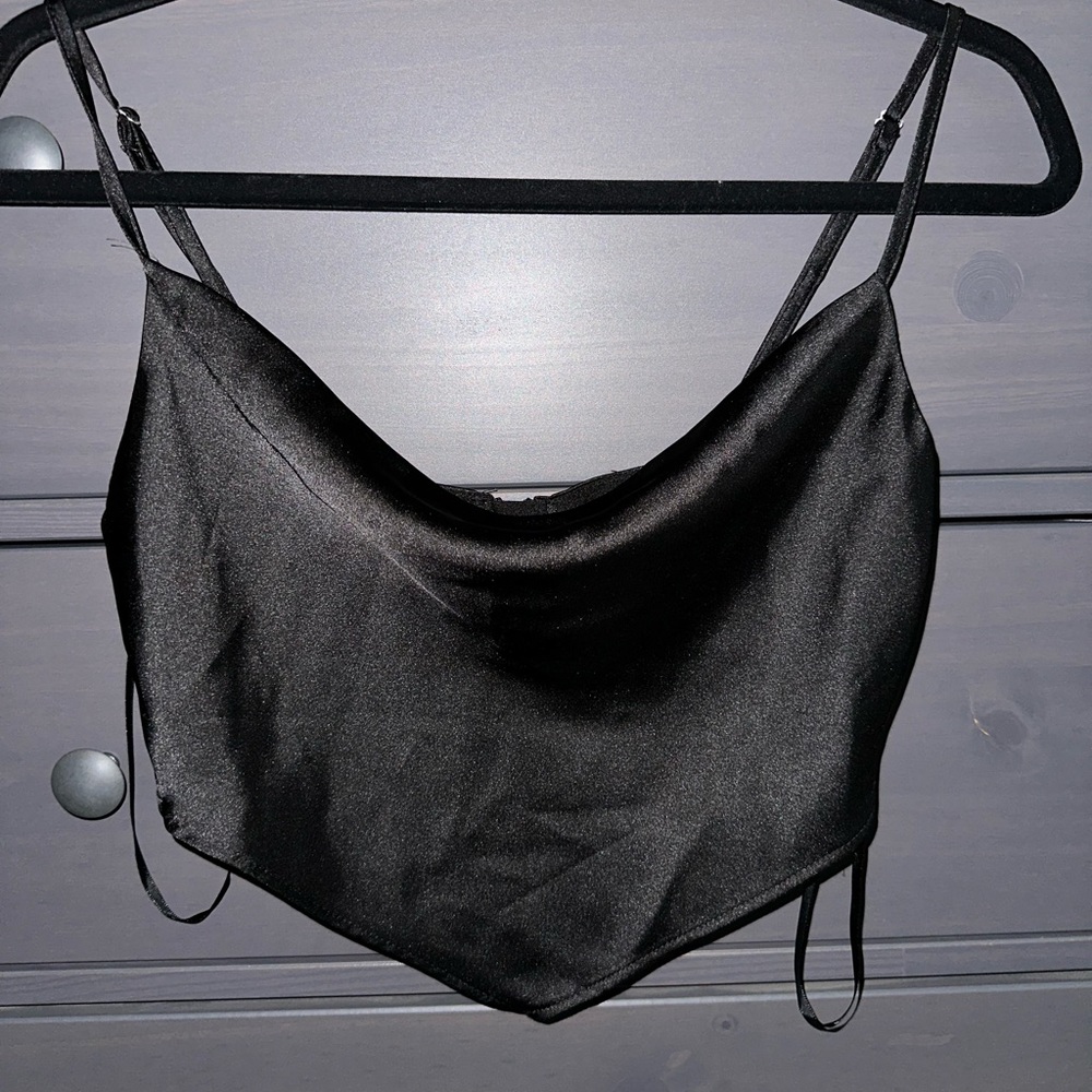 Forever 21 cropped cowl neck top